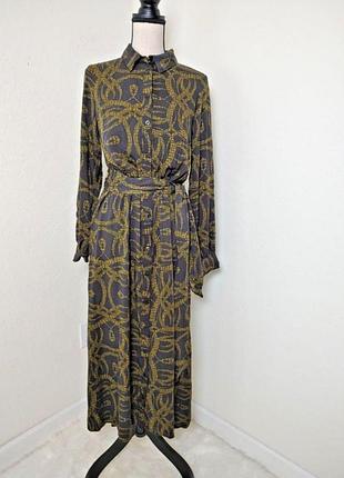 Стильное платье халат h&m 2