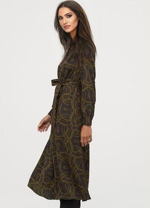 Стильное платье халат h&m 4