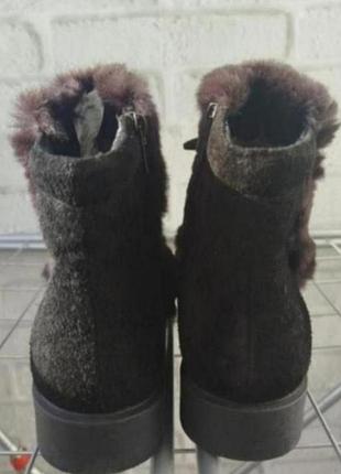 Ботинки зима натуральная замша 4