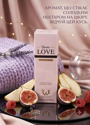 Оригинальный montwood forever love 100 мл - женский стойкий шлейфовый парфюм, клубника