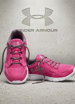 Яскраві рожеві кросівки under armour thrill бігові оригінал розмір 41 / 26.5 см