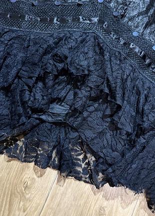† riot crinkled lace maxi skirt 3