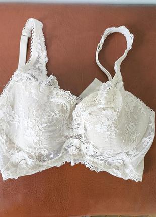Бюстгальтер жіночий victoria's secret dream angels мереживний білий