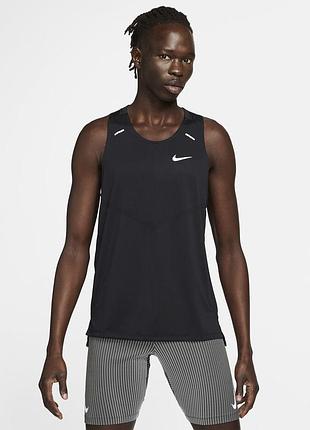 Чоловіча бігова спортивна майка nike dri-fit rise 365 s-m