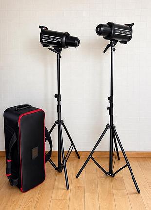 Аксесуари для фото/відеотехніки godox qt400 ii комплект студійного світла