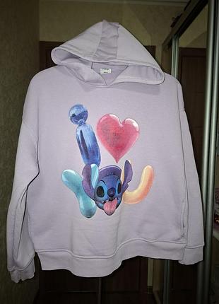 Худи кофта теплая stitch primark для ребенка 10–11 лет (140–146 см)