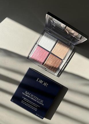 Dior backstage glow maximizer face palette палітра
