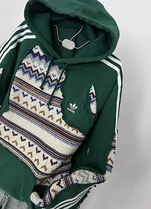 Ручний апсайкл upcycle adidas hoodie - one of one