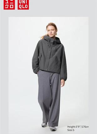 Парка из хлопковой смеси uniqlo