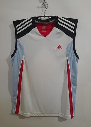 Оригинальная мужская спортивная футболка майка adidas р. l