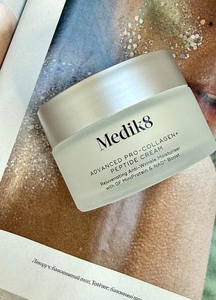 Антивіковий зволожуючий крем medik8 advanced pro-collagen+ peptide cream оригінал 50 ml
