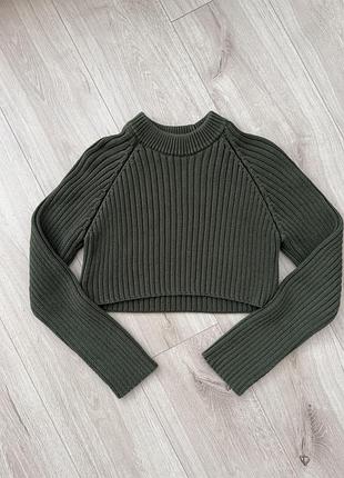 Укорочений светр топ zara