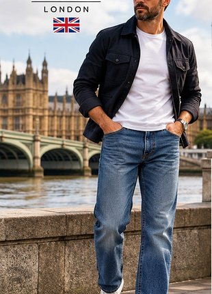 Чоловічі джинси firetrap london bootcut — британський стиль, оригінал, w30