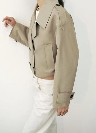 Бежевий тренч 🧥 zara 💕 4