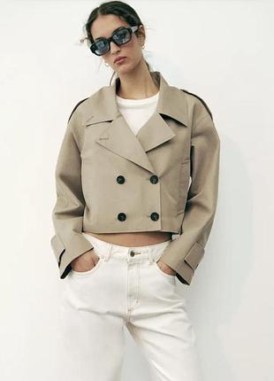 Бежевий тренч 🧥 zara 💕 2