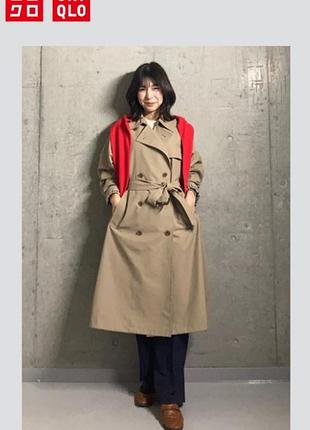 Тренч uniqlo