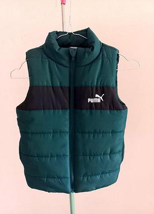 Дитяча утеплена стьобана жилетка (puffer vest)