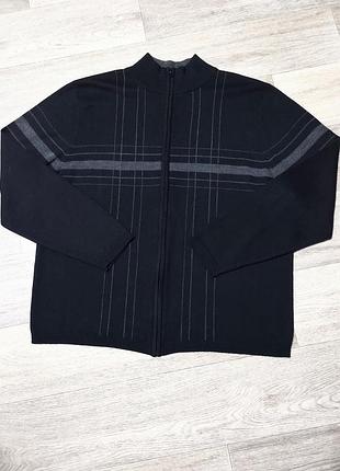 Мужской лёгкий джемпер на молнии , размер xl-xxl .