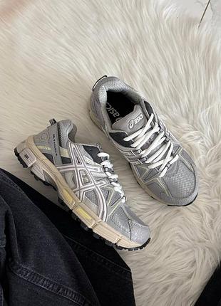 Стильні кросівки asics gel-kahana 8 silver dark grey