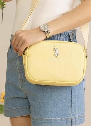 Us polo assn buttercup yellow нова в наявності крос боді