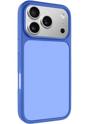 Tpu+pc чехол metal buttons для apple iphone 18 pro max / 17 pro max (6.9") голубой / sky blue