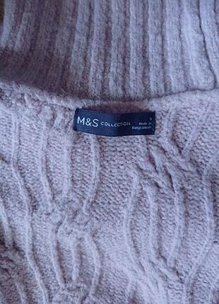 Теплий новий светр під горло, гольф, m&s, collection, s 8
