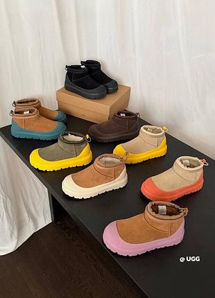 Черевики ugg ultra mini weather hybrid угг з силіконовою підошвою