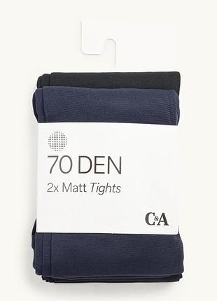 Комплект из 2 колготок - 70 ден c&a