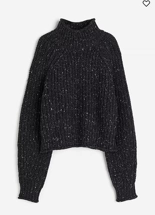Чорний светр жіночий h&m