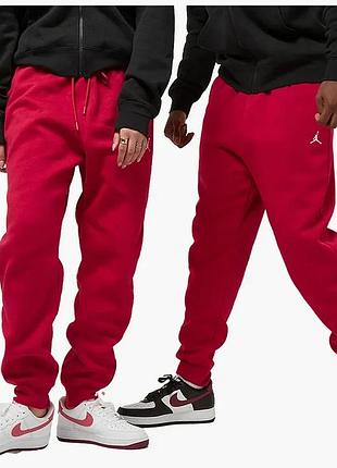 Штани чоловічі air jordan essential fleece pants red fv7277-687