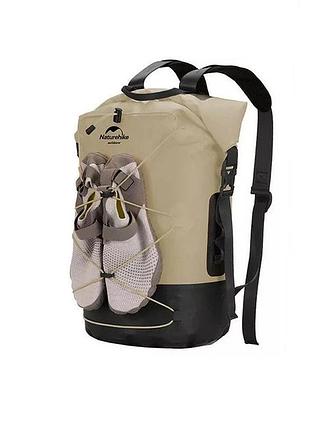 Рюкзак туристический водостойкий naturehike nh21fsb04 40 л бежевый