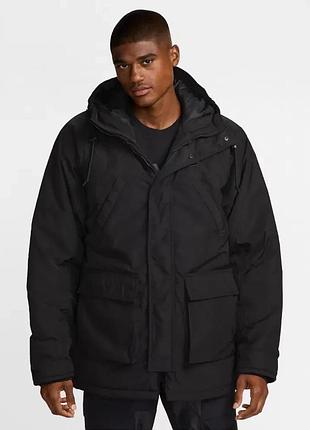 Куртка чоловіча nike club tf parka black fz0869-010
