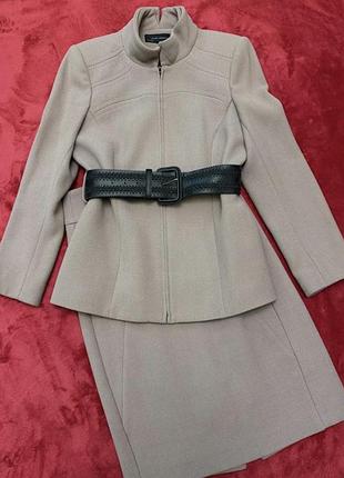 Жіночий костюм зі спідницею zara, вовняний, розмір s
