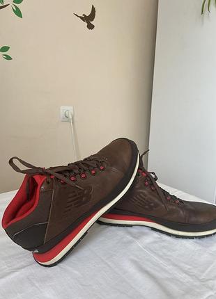Шкіряні кросівки new balance h754lbr, оригінал (us8/41/26 см), стан ідеальний