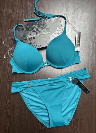 Купальник жіночий victoria’s secret bombshell push up, бірюзовий