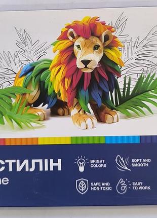 Пластилін на 18 кольорів