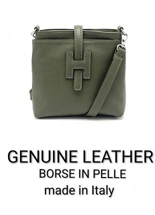 Сумка кросс-боди borse in pelle из натуральной кожи женская идеальное состояние made in italy