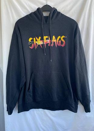 Оригінальне худі six flags fright fest ,кофта хорор хелловін, розмір l
