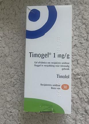 Догляд для шкіри timogel 1 mg/g timolol