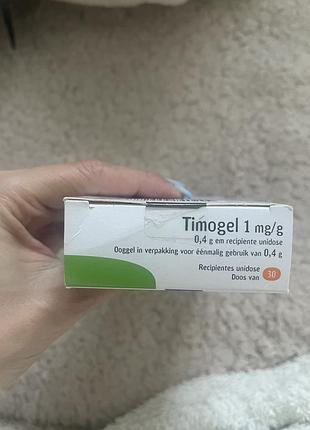 Догляд для шкіри timogel 1 mg/g timolol 3