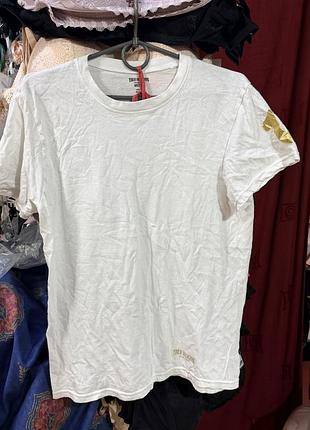 Футболка унісекс чоловічп і жіноча біла бавовна розмір м true religion rn# 90737 medium