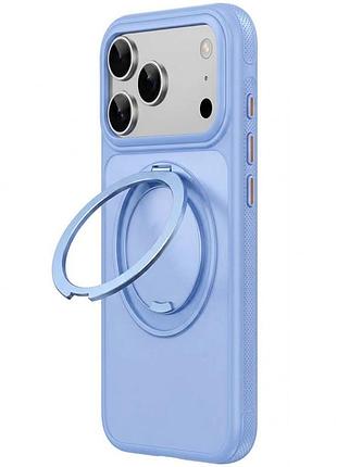 Чехол ummi stylish with magsafe ring для apple iphone 17 pro / 18 pro (6.3") sky blue