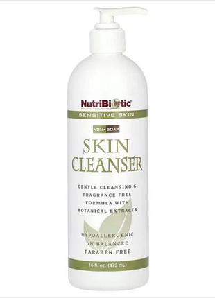 Делікатний безмильний засіб для очищення чутливої шкіри nutribiotic sensitive skin, 473 мл