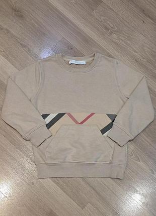 Свитшот burberry на 3 года, 98см