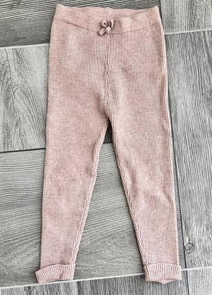Zara вʼязані теплі легінси