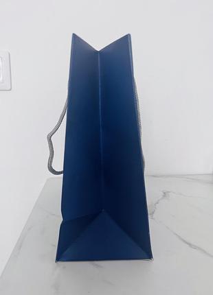 Подарунковий пакет swarovski синій 4