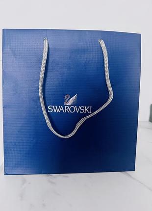 Подарунковий пакет swarovski синій 3