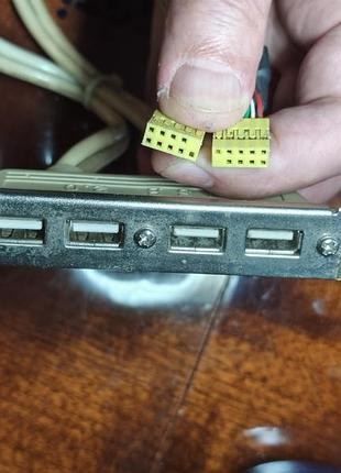 Планка расширения для компьютера на 4 порта usb 2.0