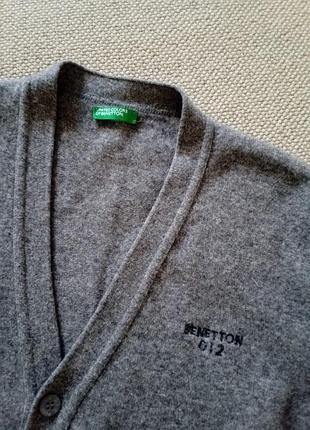 Кофта дитяча benetton вовняна сіра