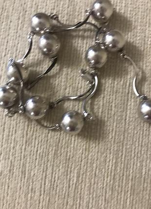 Серебрянное колье 925 проба.
